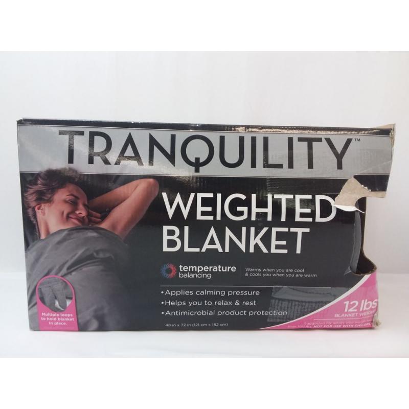 12lb weighted blanket- Grey