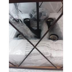 Farmhouse rustic chandelier, Q&S