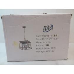 Farmhouse rustic chandelier, Q&S