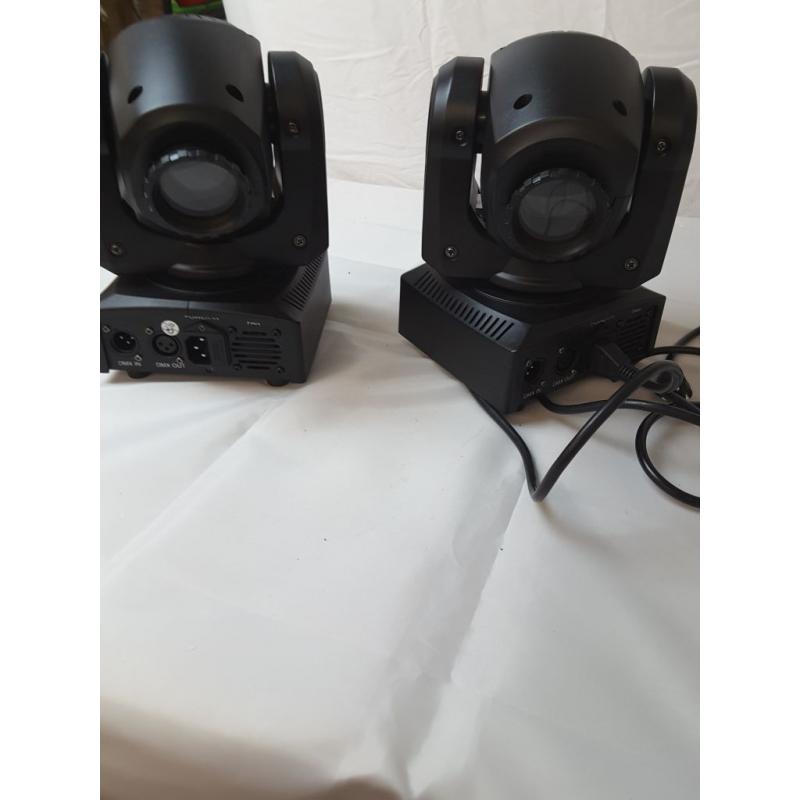 LED Moving Head Light 2 Pack -Xpcleoyz -30/60/90 Watt