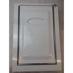 Pet Door for Wall, Steel Frame and Telescoping Tunnel, Aluminum Lock