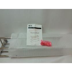 KES Towel Shelf with Double Towel Bar Stainless Steel Wall Mount Polished Finish, A2112S60