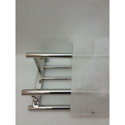 KES Towel Shelf with Double Towel Bar Stainless Steel Wall Mount Polished Finish, A2112S60