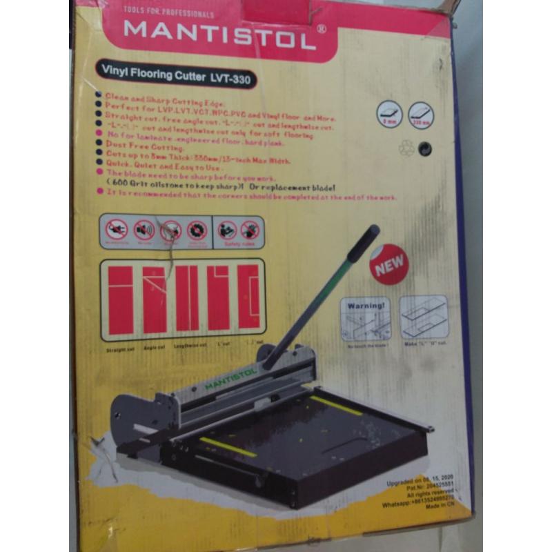 MantisTol 13'' Laminate Flooring & Siding Cutter LVT-330 with Installation Kit ; For Pergo, Wood, Siding, Vinyl plank and More