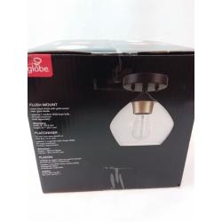 Harrow Single Light 8 Wide Semi-Flush Ceiling Fixture