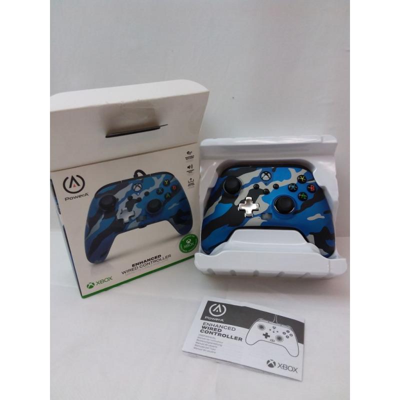 Enhanced Wired Controller for Xbox Series X|S - Blue Camo- PowerA