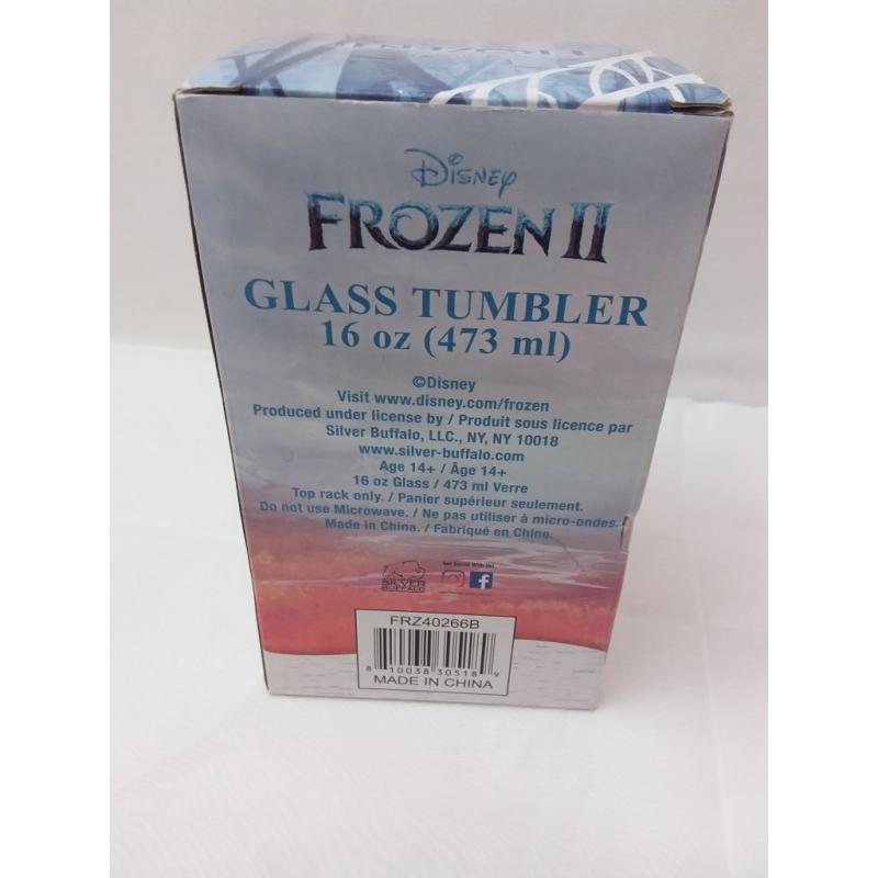 Disney Frozen 2 Glass Tumbler 16oz