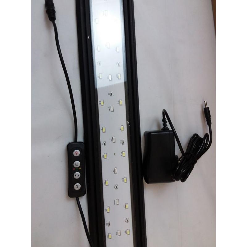 Full Spectrum Aquarium Light with Aluminum Alloy Shell Extendable Brackets