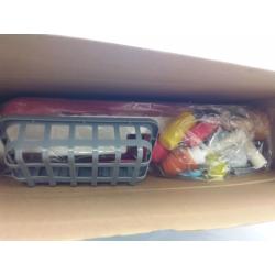 Toy Kitchen Playset - Kids Play Kitchen with Light & Sounds- Ibasetoy