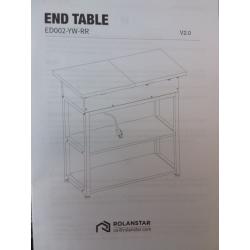 End Table ED002-YW-RR BROWN
