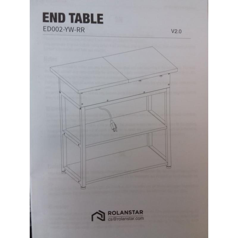 End Table ED002-YW-RR BROWN