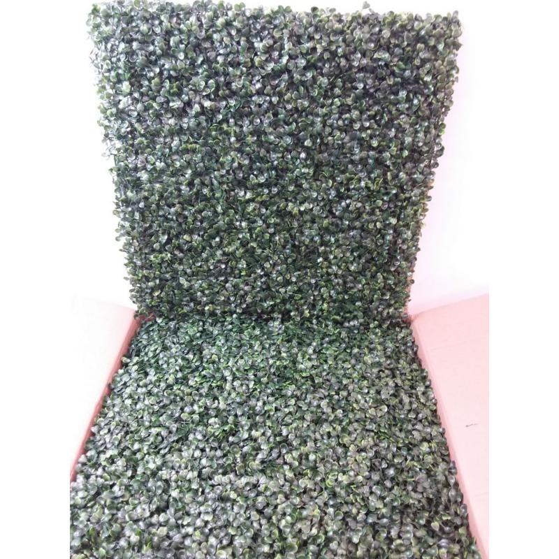 20x 20 Artificial Boxwood Panels Topiary Hedge Plant, Privacy Hedge Screen