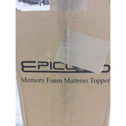 Epicord 3-Inch Gel Memory Foam Breathable Mattress Topper King