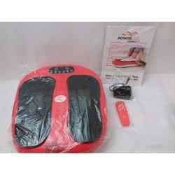 Powerfit Power Legs Vibration Plate Foot Massager Platform with Rotating Acupressure Head