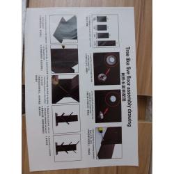 Tree Bookshelf, 5-Tier Magazine Rack Floor book Display