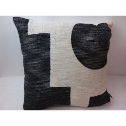 Outdoor Throw Pillow Woven Geo Neutrals