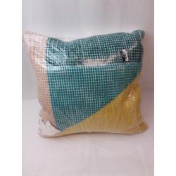 Colorblock Throw Pillow