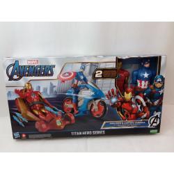 Marvel Avengers Titan Hero Series Figure And Vehicle 2pk