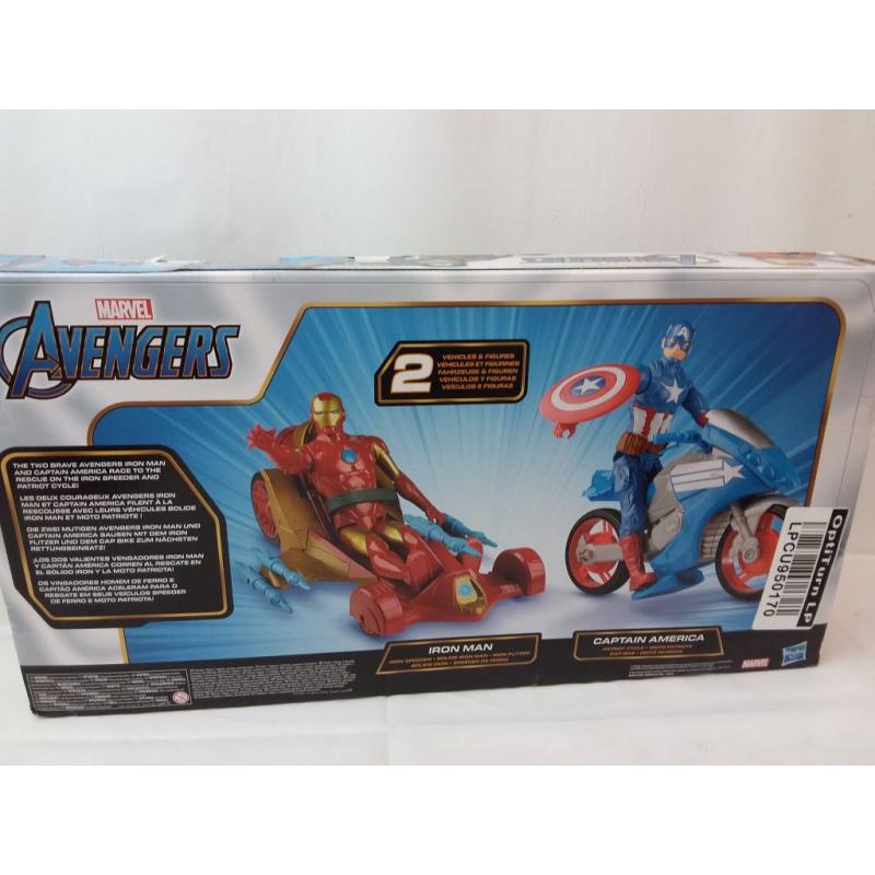 Marvel Avengers Titan Hero Series Figure And Vehicle 2pk