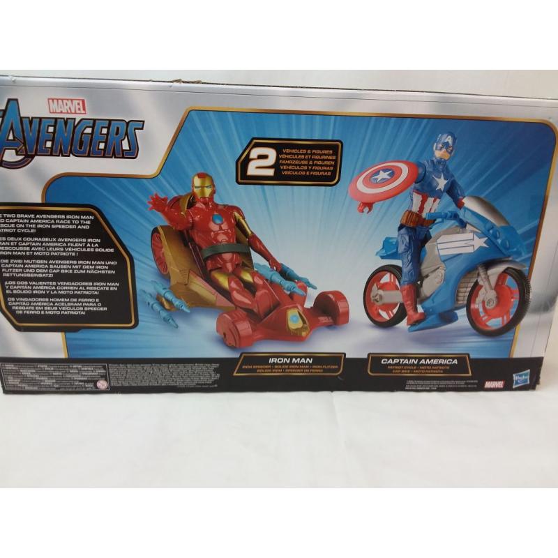 Marvel Avengers Titan Hero Series Figure And Vehicle 2pk