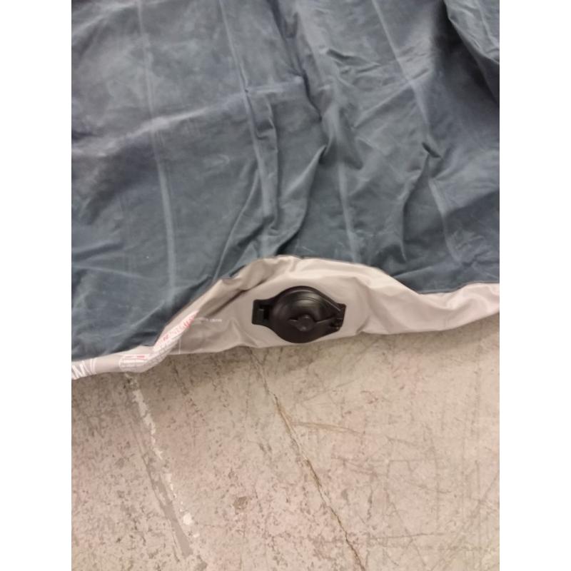 Intex 10 Queen Size Air Mattress with 2-Step AA Battery Inflation Pump System