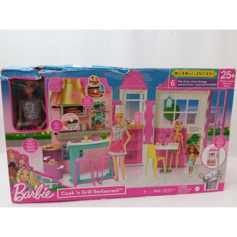 Barbie Cook 'n Grill Restaurant Playset