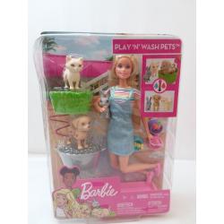 Barbie Play 'n Wash Pets Playset