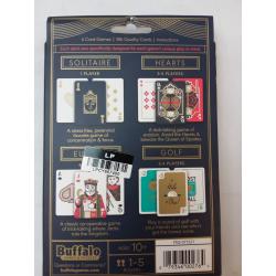 Solitaire, Hearts, Euchre, Golf Card Games 4pk