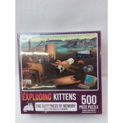 Exploding Kittens Slothness of Memory Jigsaw Puzzle - 500pc