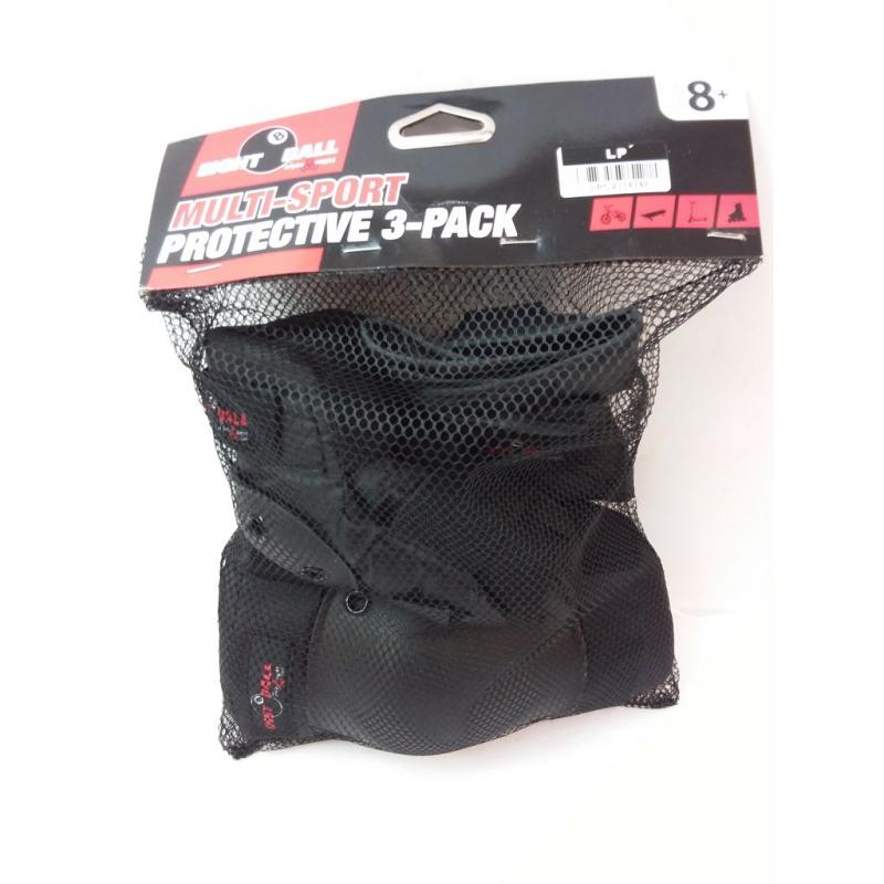 Eight Ball Kids' 8+ Pad Set 3pk - Black