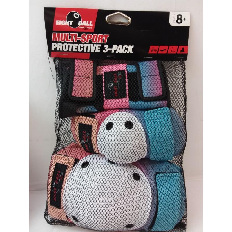 Eight Ball Kids' 8+ Pad Set 3pk - Sunset Fade
