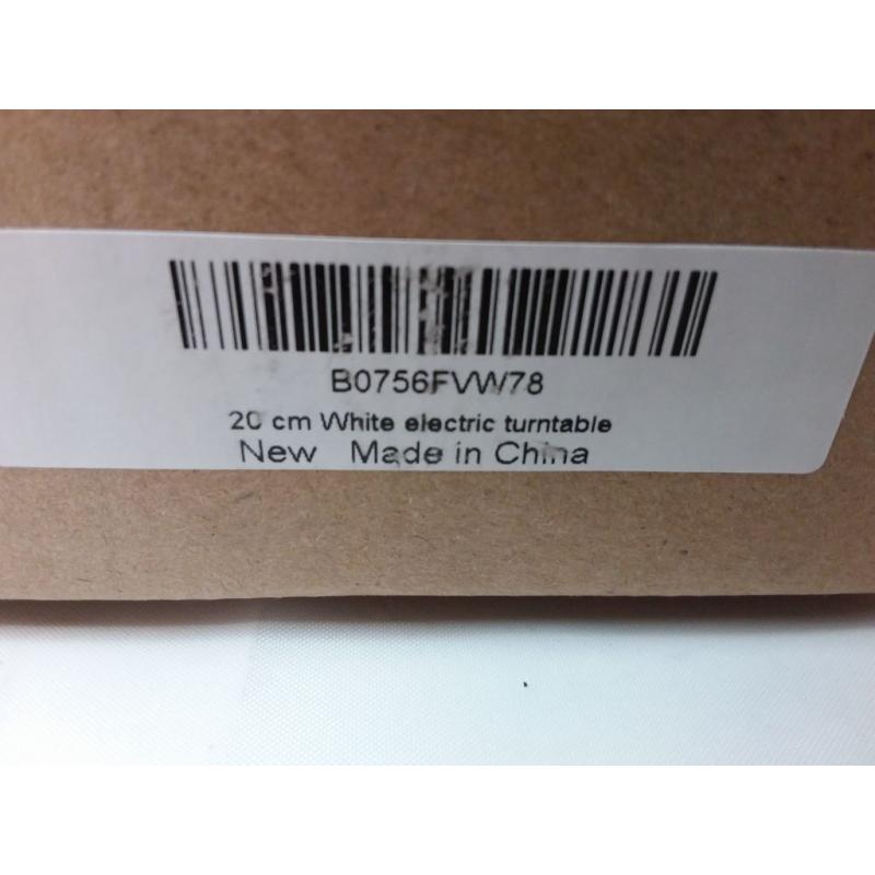 20cm Electric Turntable- White