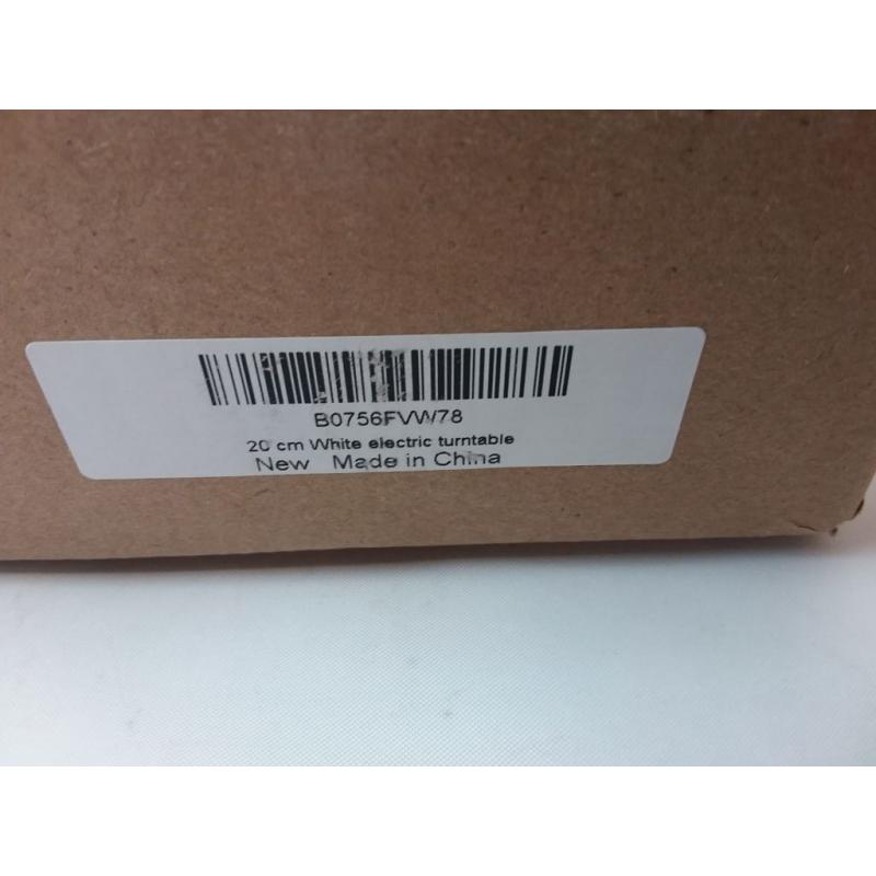 20cm Electric Turntable- White