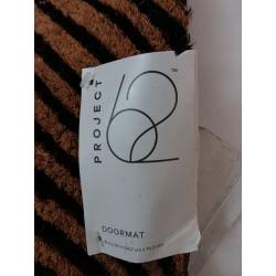 1'6 x 2'6 Outdoor Door Mat Black Lines/White Geo