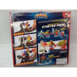 Akedo Mini Battling Action Figures Starter Pack - Legendary Punch Attack