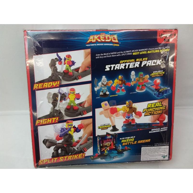 Akedo Mini Battling Action Figures Starter Pack - Legendary Punch Attack