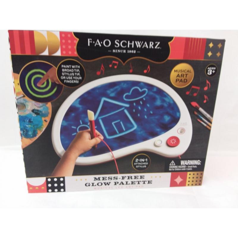 Fao Schwarz Mess-free Drawing Musical Glow Palette