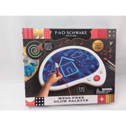 Fao Schwarz Mess-free Drawing Musical Glow Palette