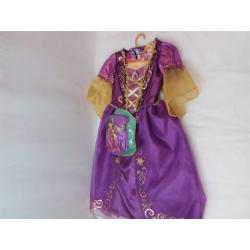 Disney Princess Rapunzel Majestic Dress With Bracelet And Gloves