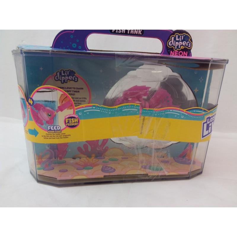 Little Live Pets Lil' Dippers Neon Fish Tank Playset
