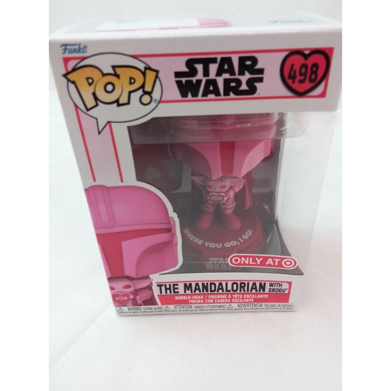 Funko POP! Star Wars: Valentines - The Mandalorian with Grogu