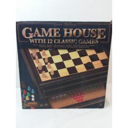 Game Gallery 12 in 1 Game House Board Game