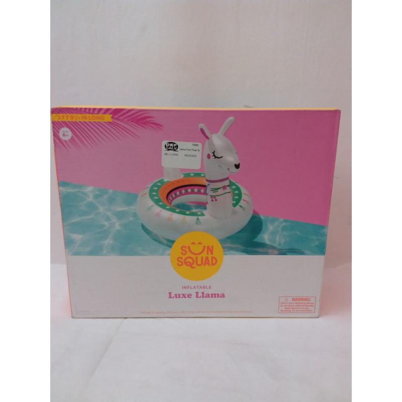 Llama Pool Float Bright White - Sun Squad
