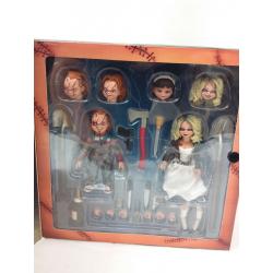 Bride of Chucky Ultimate Chucky & Tiffany 7 Action Figure 2pk