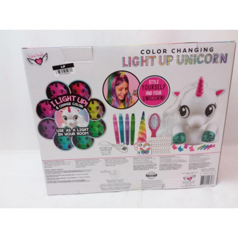 Fashion Angels Color Changing Light Up Unicorn Style Yourself