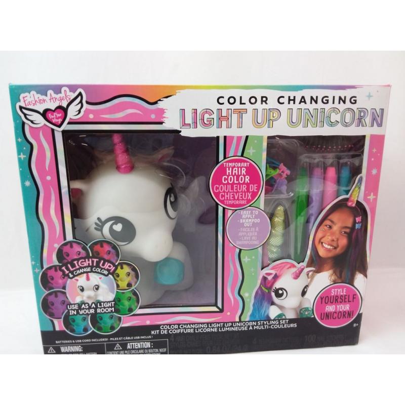 Fashion Angels Color Changing Light Up Unicorn Style Yourself