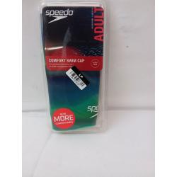 Speedo Adult Printed Swim Cap - Navy