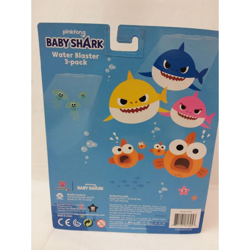 Baby Shark Water Blaster - 3pk