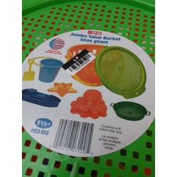 8 Piece Jumbo Value Beach Bucket