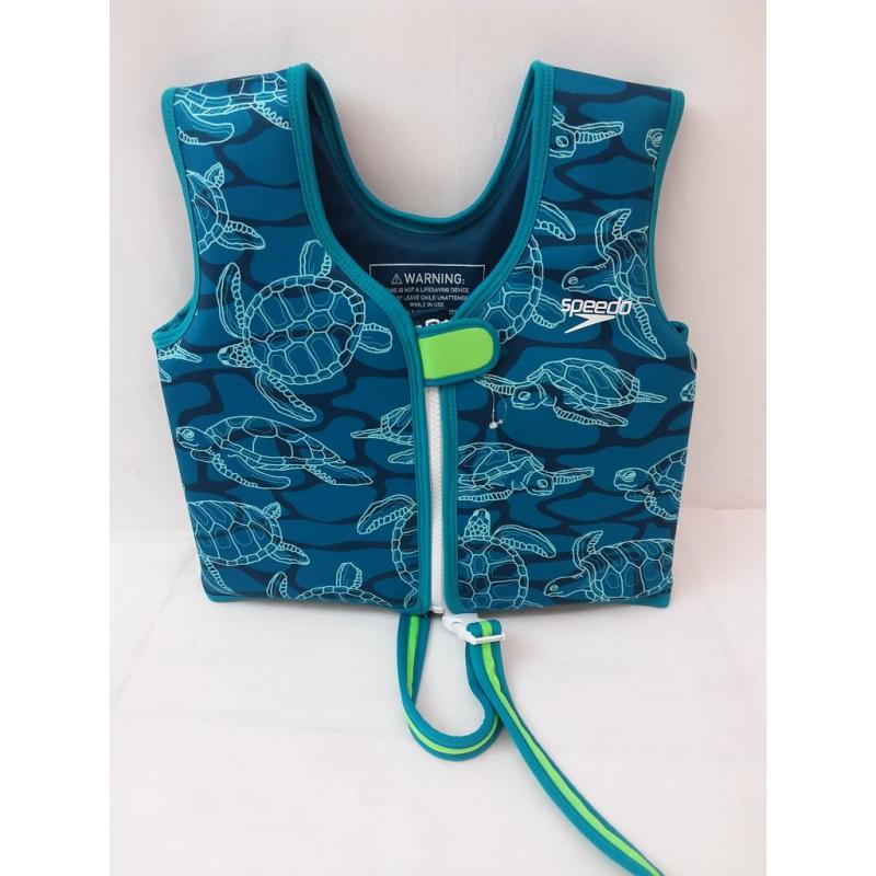 Speedo Youth Life Jacket Vest Blue Turtles